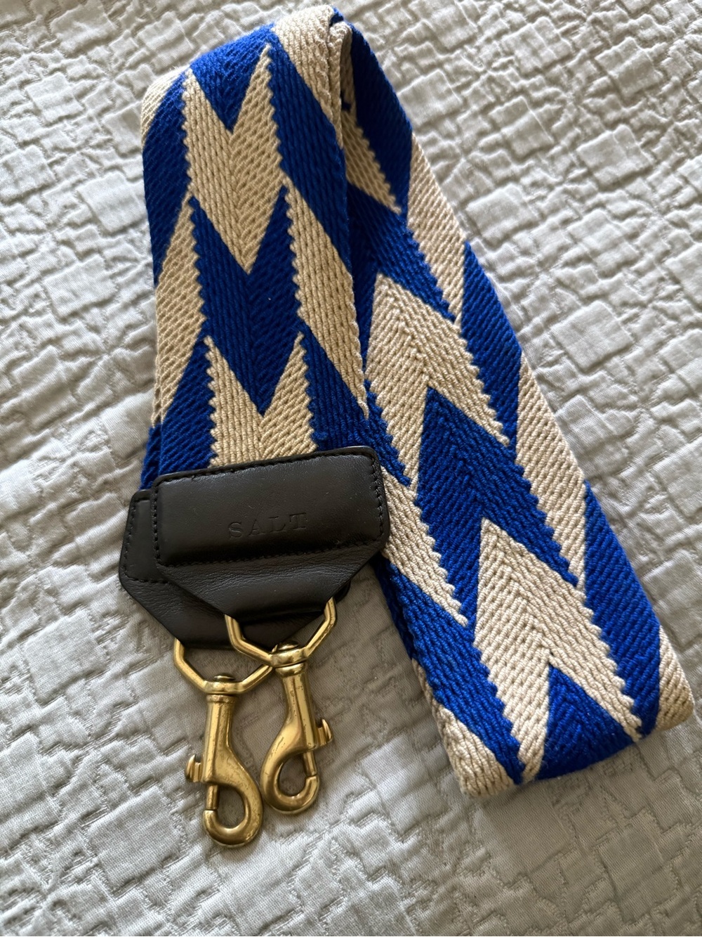 Classic SALT Blue and Cream (DUKE) Crossbody Strap